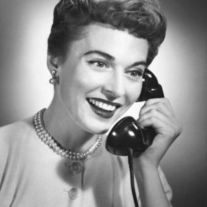 VintageWomanOnPhone